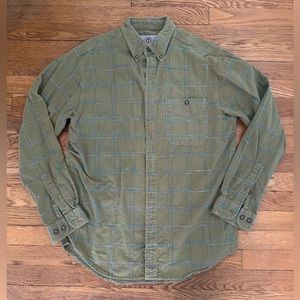The Territory Ahead green button down shirt